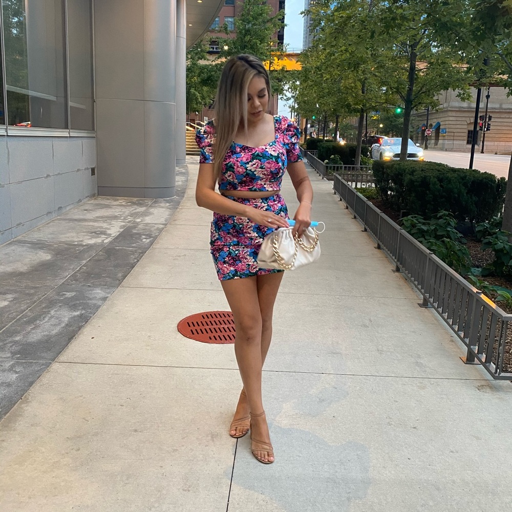 Two piece floral set